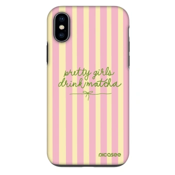 Szilikon tok erre a típusra Apple iPhone X/XS - Pretty matcha