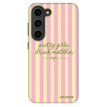 Szilikon tok erre a típusra Samsung Galaxy S23+ 5G - Pretty matcha