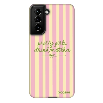 Szilikon tok erre a típusra Samsung Galaxy S21 5G G991B - Pretty matcha