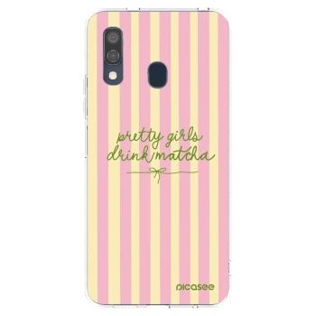 Picasee átlátszó szilikon tok az alábbi mobiltelefonokra Samsung Galaxy A40 A405F - Pretty matcha