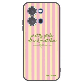 Picasee fekete szilikon tok az alábbi mobiltelefonokra Xiaomi Redmi 15C 4G - Pretty matcha