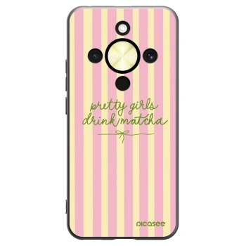 Picasee fekete szilikon tok az alábbi mobiltelefonokra Honor Magic8 Lite 5G - Pretty matcha