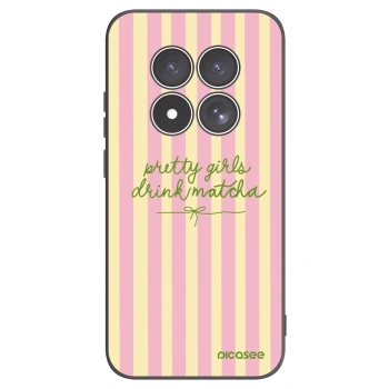 Picasee fekete szilikon tok az alábbi mobiltelefonokra Xiaomi Redmi Note 15 Pro 5G - Pretty matcha