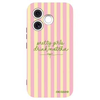 Picasee fekete szilikon tok az alábbi mobiltelefonokra Honor 600 Lite - Pretty matcha