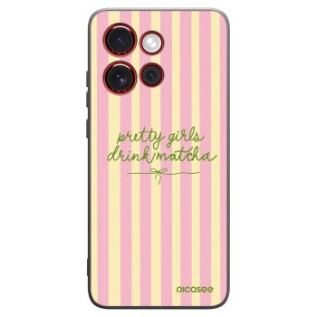 Picasee fekete szilikon tok az alábbi mobiltelefonokra Motorola Edge 60 Neo 5G - Pretty matcha