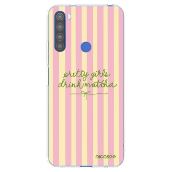Picasee átlátszó szilikon tok az alábbi mobiltelefonokra Xiaomi Redmi Note 8T - Pretty matcha