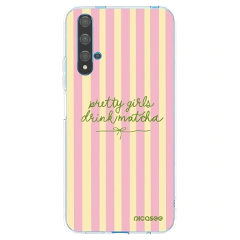 Picasee átlátszó szilikon tok az alábbi mobiltelefonokra Huawei Nova 5T - Pretty matcha
