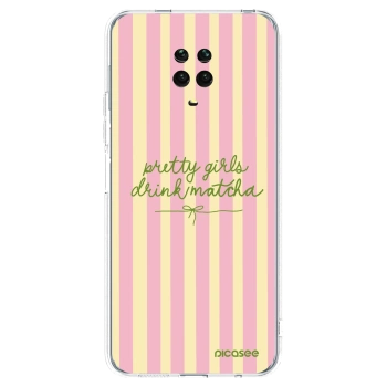 Picasee átlátszó szilikon tok az alábbi mobiltelefonokra Xiaomi Redmi Note 9S - Pretty matcha