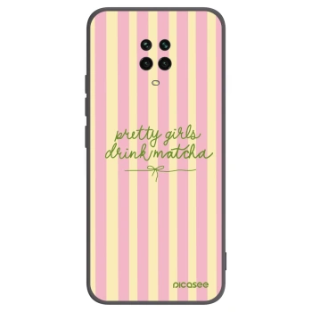 Picasee fekete szilikon tok az alábbi mobiltelefonokra Xiaomi Redmi Note 9S - Pretty matcha