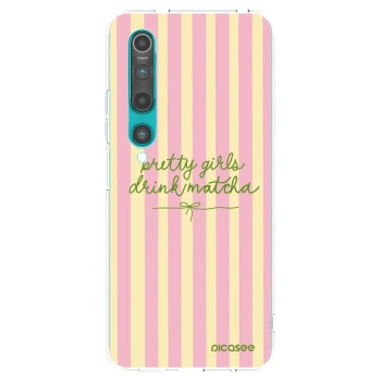 Picasee átlátszó szilikon tok az alábbi mobiltelefonokra Xiaomi Mi 10 - Pretty matcha