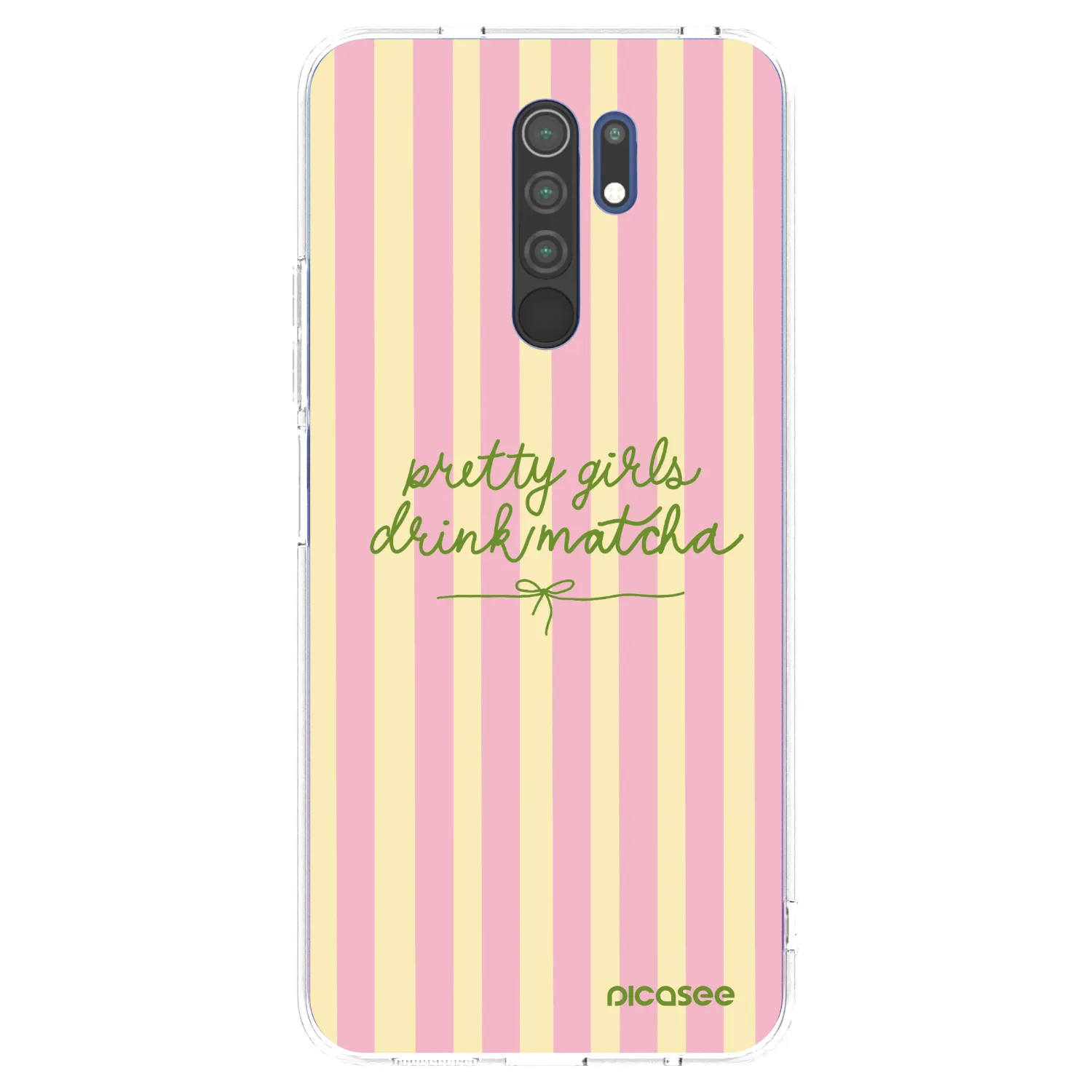 Picasee átlátszó szilikon tok az alábbi mobiltelefonokra Xiaomi Redmi 9 - Pretty matcha