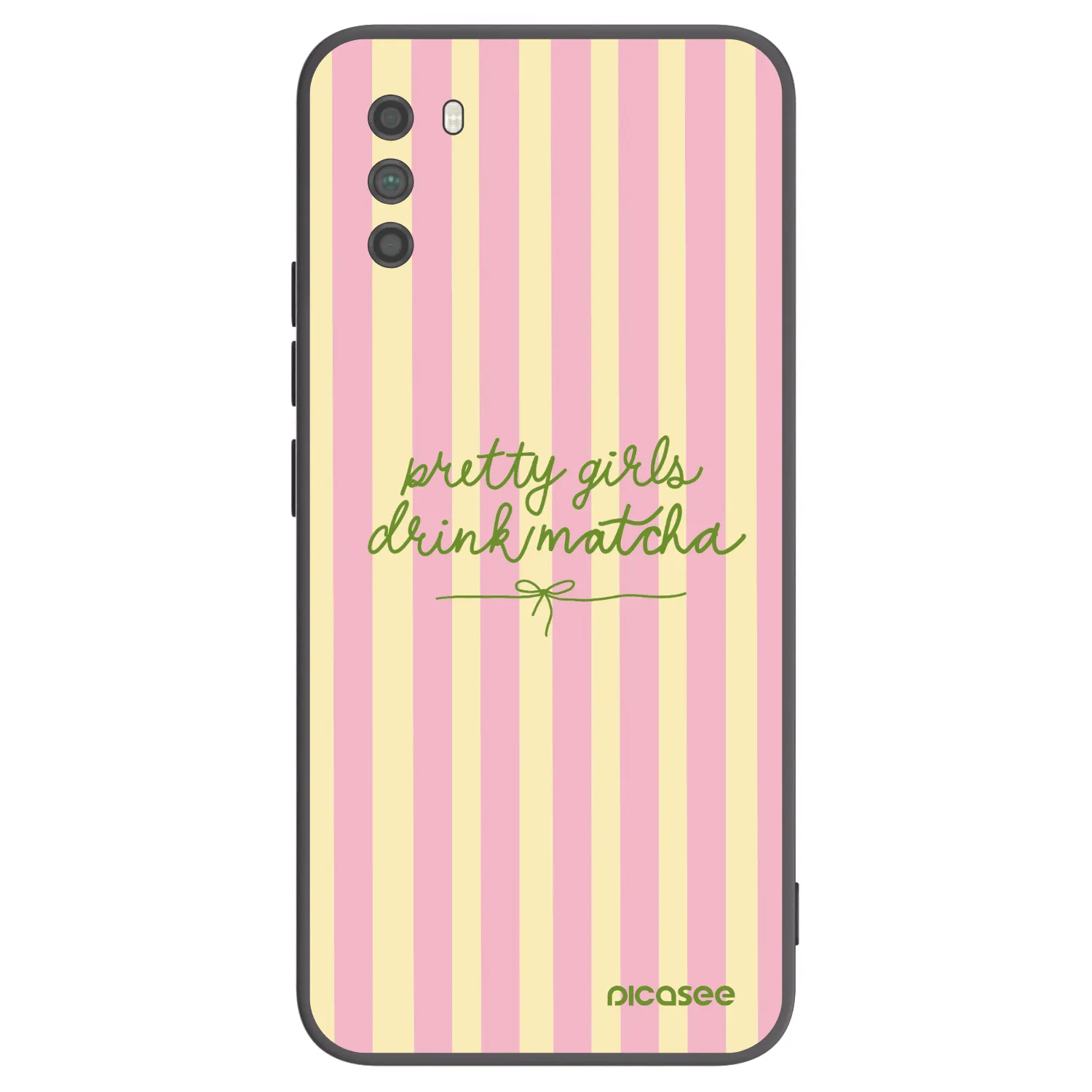 Picasee fekete szilikon tok az alábbi mobiltelefonokra Xiaomi Poco M3 - Pretty matcha
