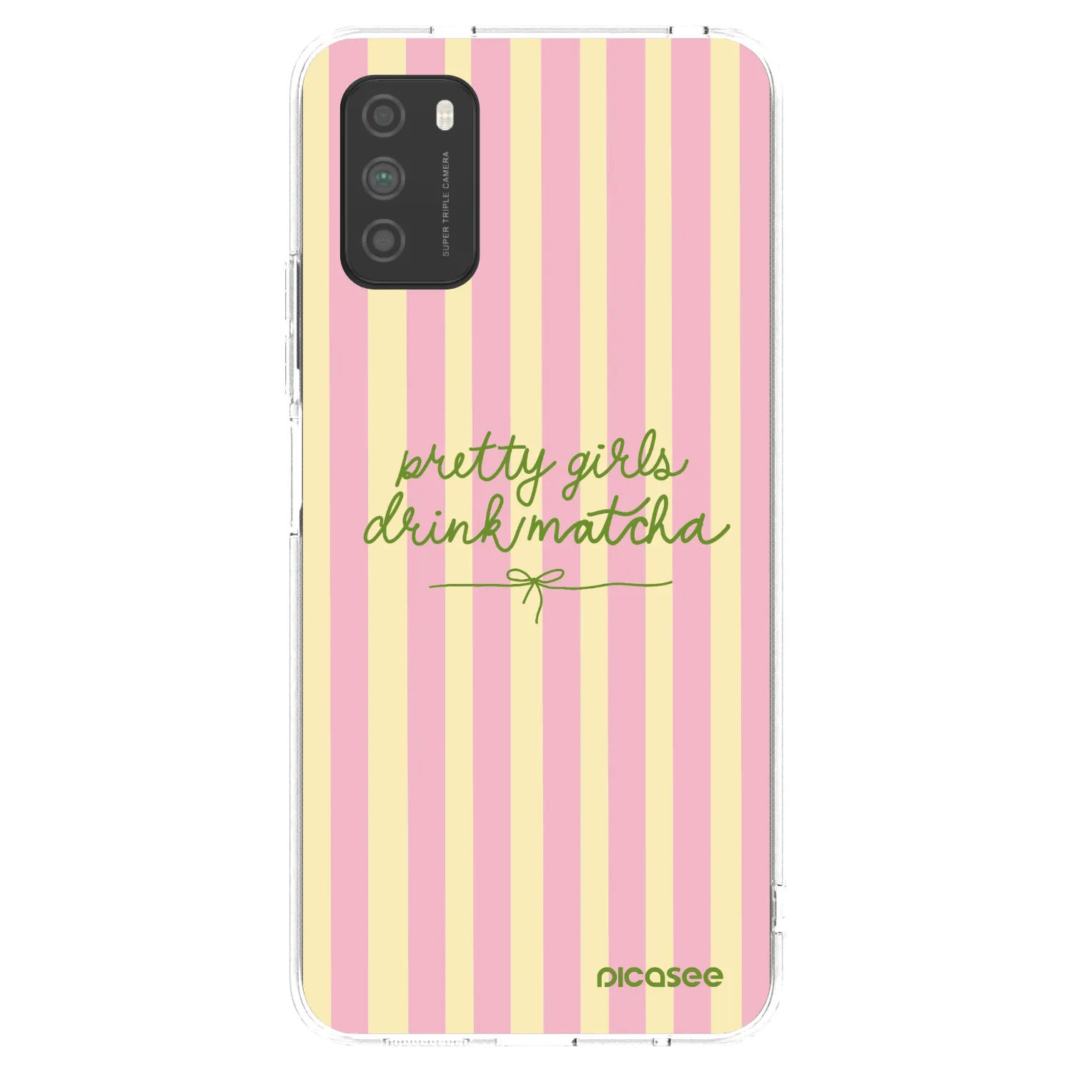 Picasee átlátszó szilikon tok az alábbi mobiltelefonokra Xiaomi Poco M3 - Pretty matcha