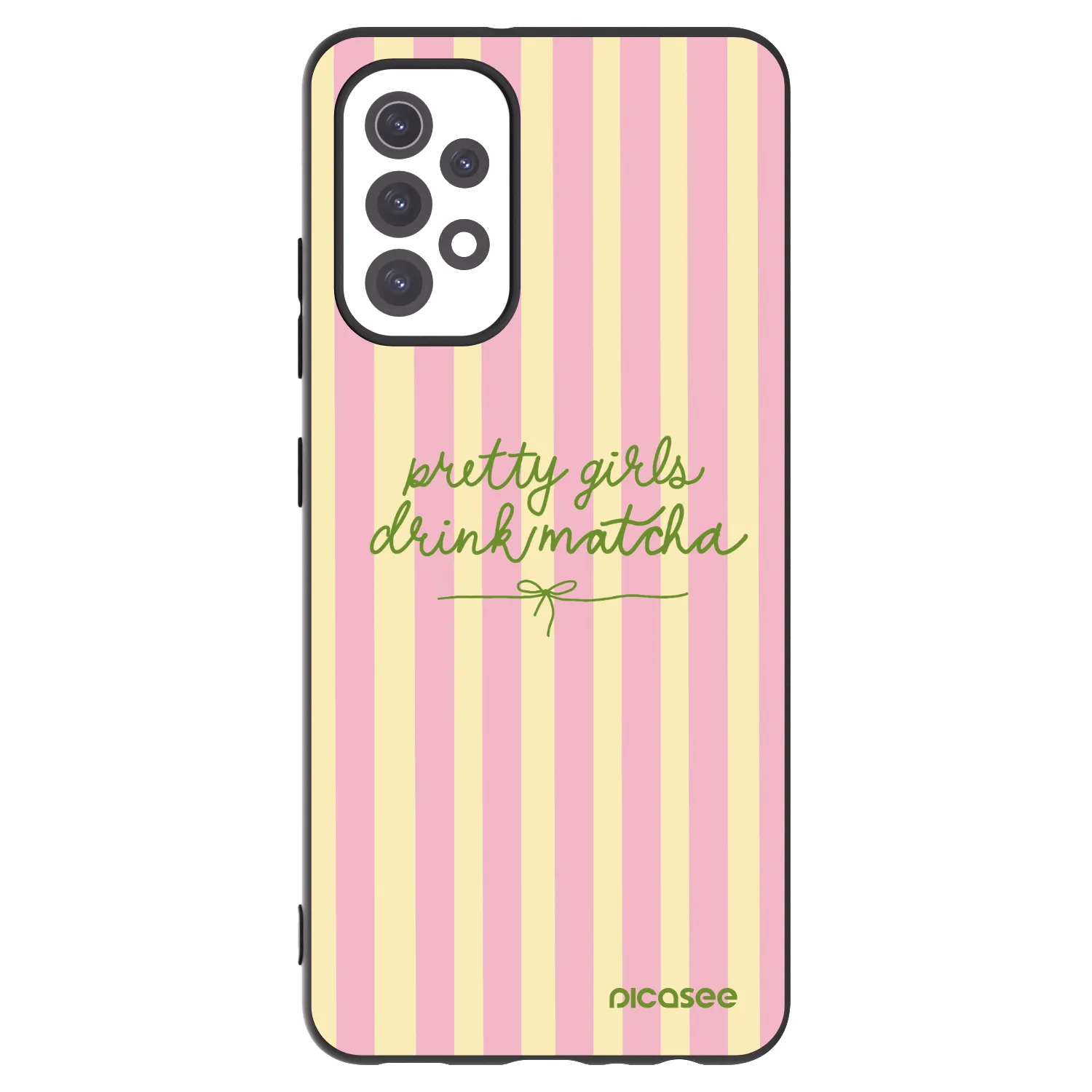 Picasee fekete szilikon tok az alábbi mobiltelefonokra Samsung Galaxy A32 5G A326B - Pretty matcha