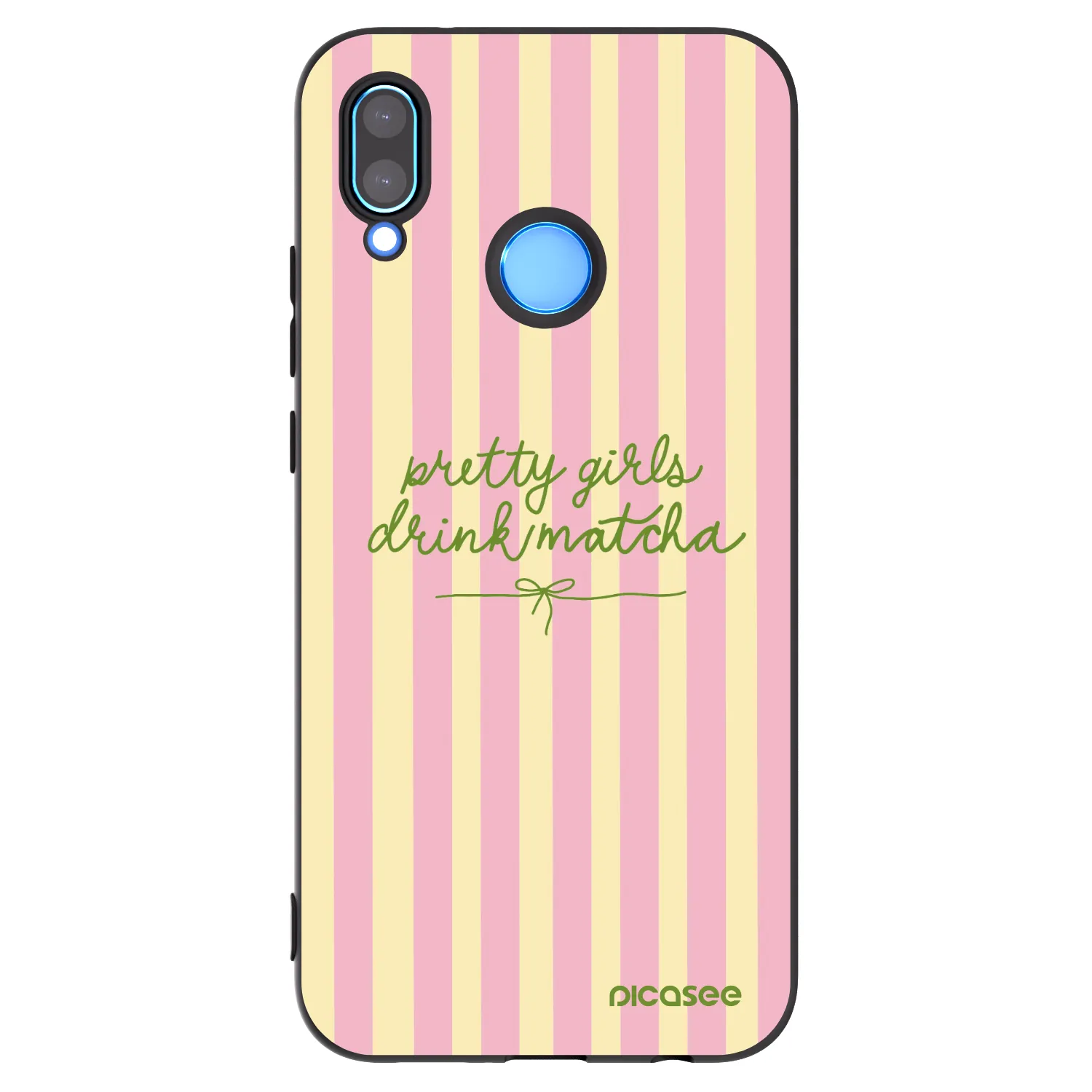 Picasee fekete szilikon tok az alábbi mobiltelefonokra Huawei P20 Lite - Pretty matcha