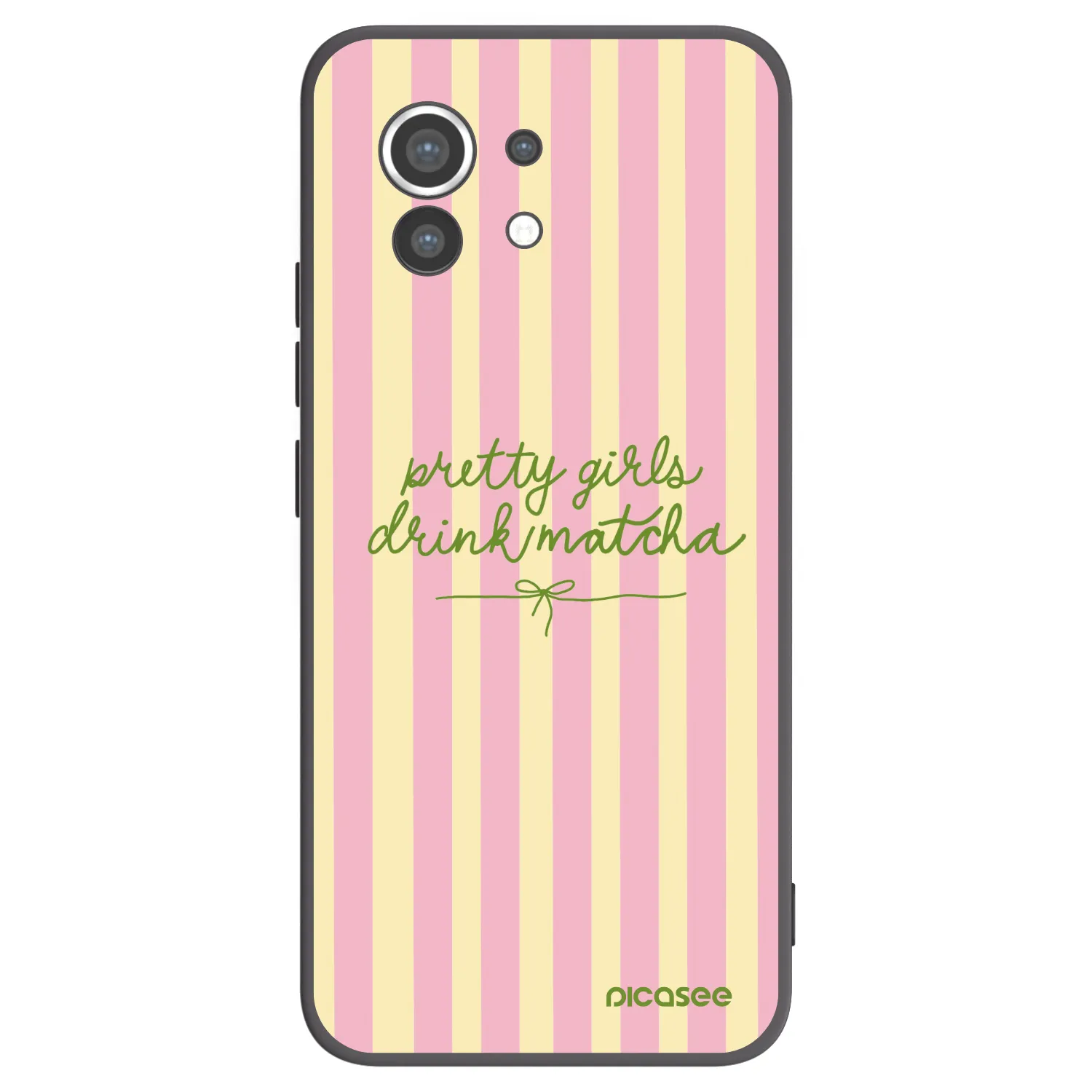 Picasee fekete szilikon tok az alábbi mobiltelefonokra Xiaomi Mi 11 - Pretty matcha