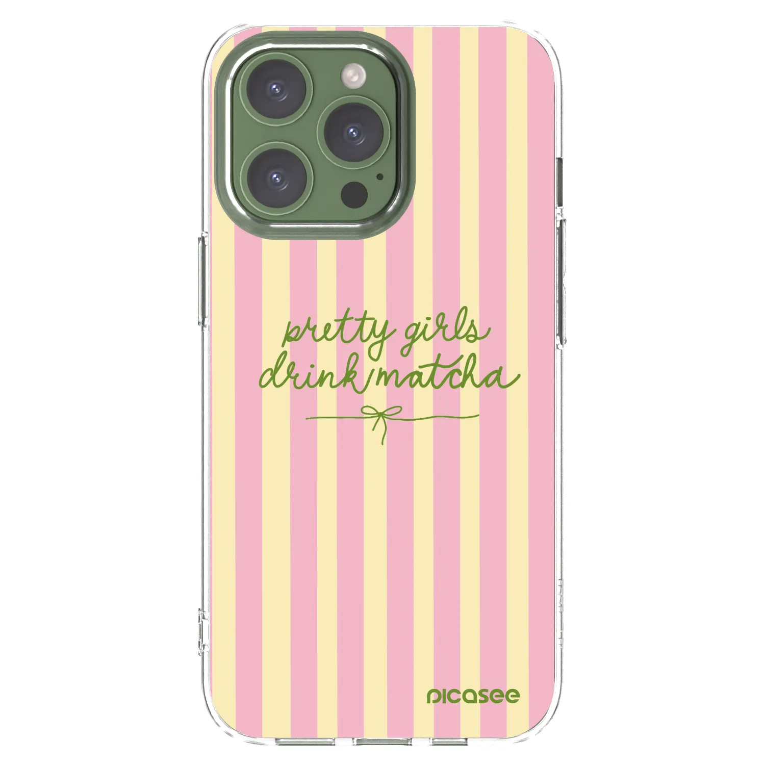 Picasee átlátszó szilikon tok az alábbi mobiltelefonokra Apple iPhone 13 Pro - Pretty matcha