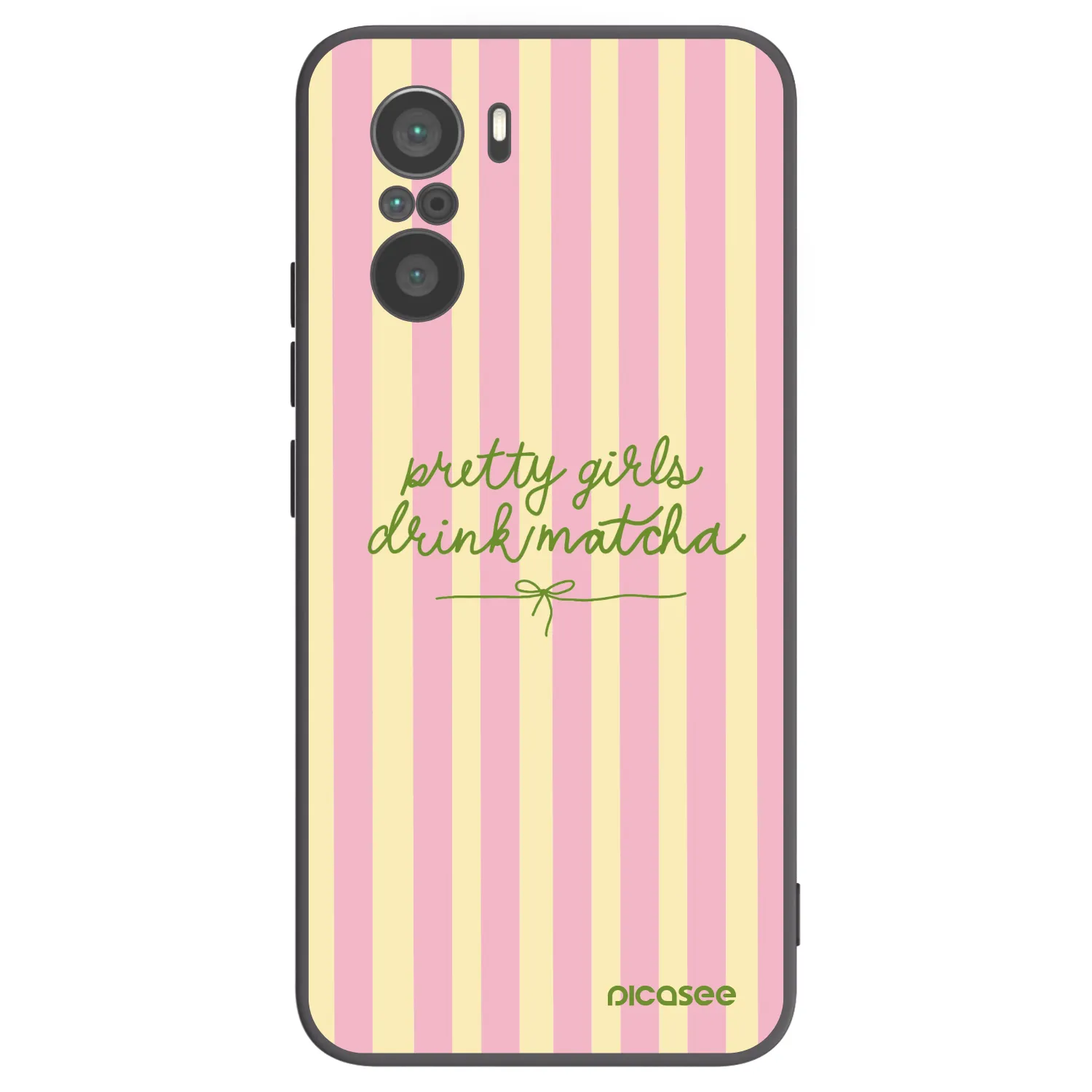 Picasee fekete szilikon tok az alábbi mobiltelefonokra Xiaomi Poco F3 - Pretty matcha