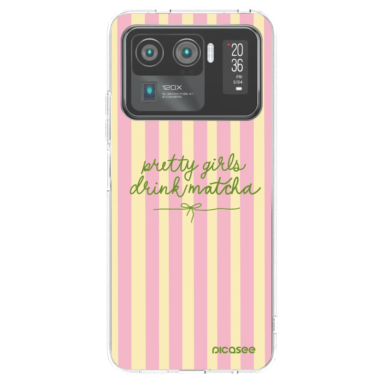Picasee átlátszó szilikon tok az alábbi mobiltelefonokra Xiaomi Mi 11 Ultra - Pretty matcha