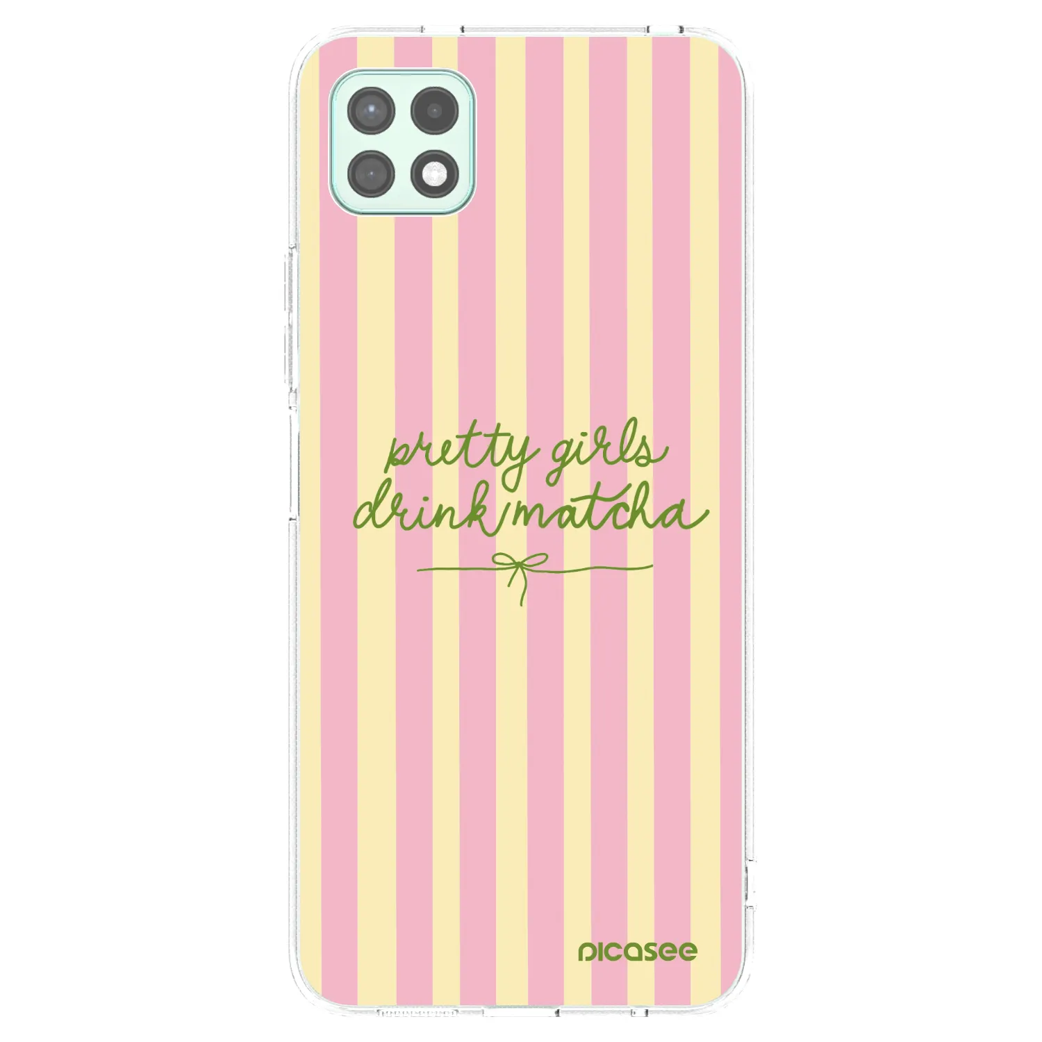 Picasee átlátszó szilikon tok az alábbi mobiltelefonokra Samsung Galaxy A22 A226B 5G - Pretty matcha
