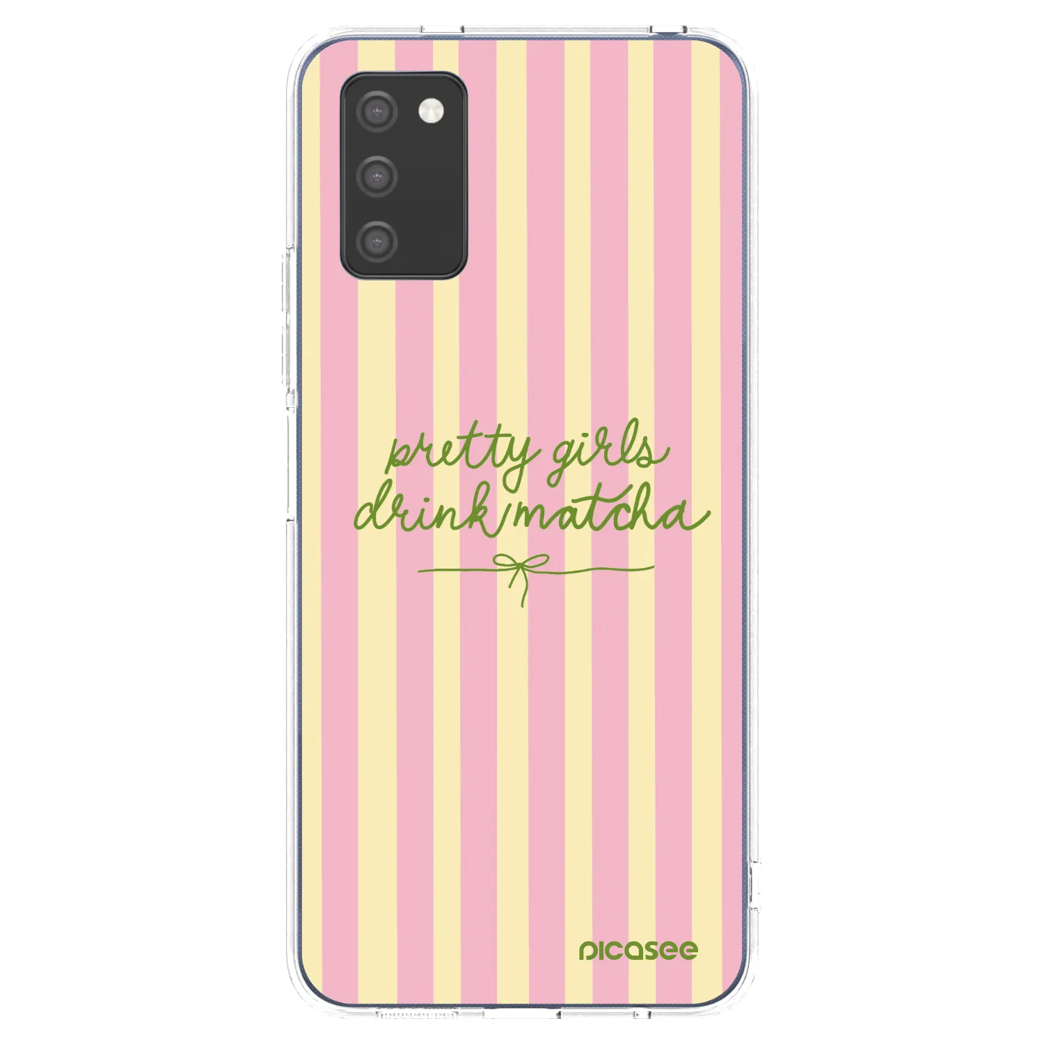 Picasee átlátszó szilikon tok az alábbi mobiltelefonokra Samsung Galaxy A02s A025G - Pretty matcha