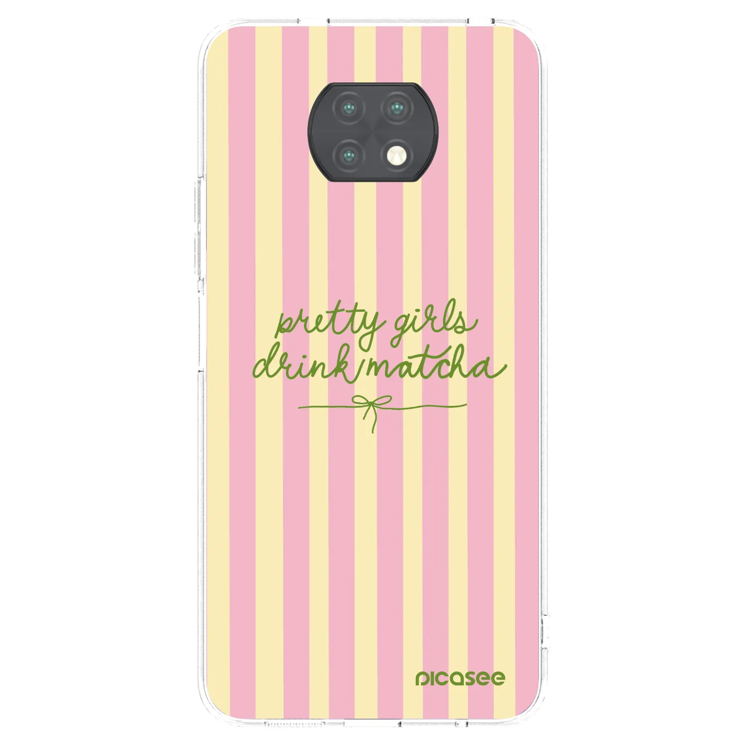 Picasee átlátszó szilikon tok az alábbi mobiltelefonokra Xiaomi Redmi Note 9T - Pretty matcha