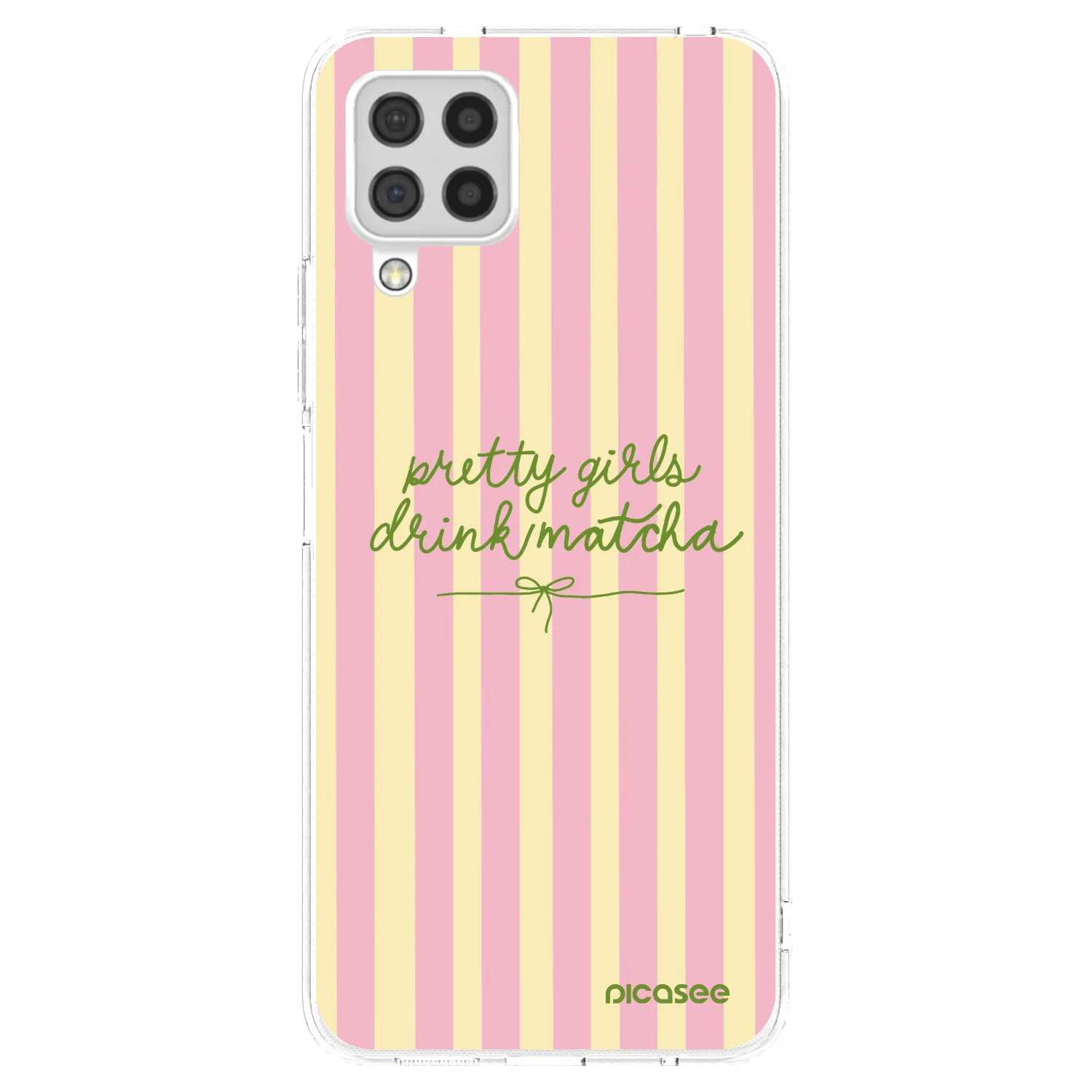 Picasee átlátszó szilikon tok az alábbi mobiltelefonokra Samsung Galaxy A22 A225F 4G - Pretty matcha