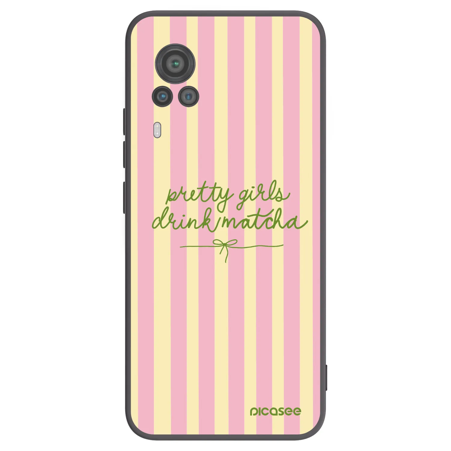 Picasee fekete szilikon tok az alábbi mobiltelefonokra Vivo X60 Pro 5G - Pretty matcha