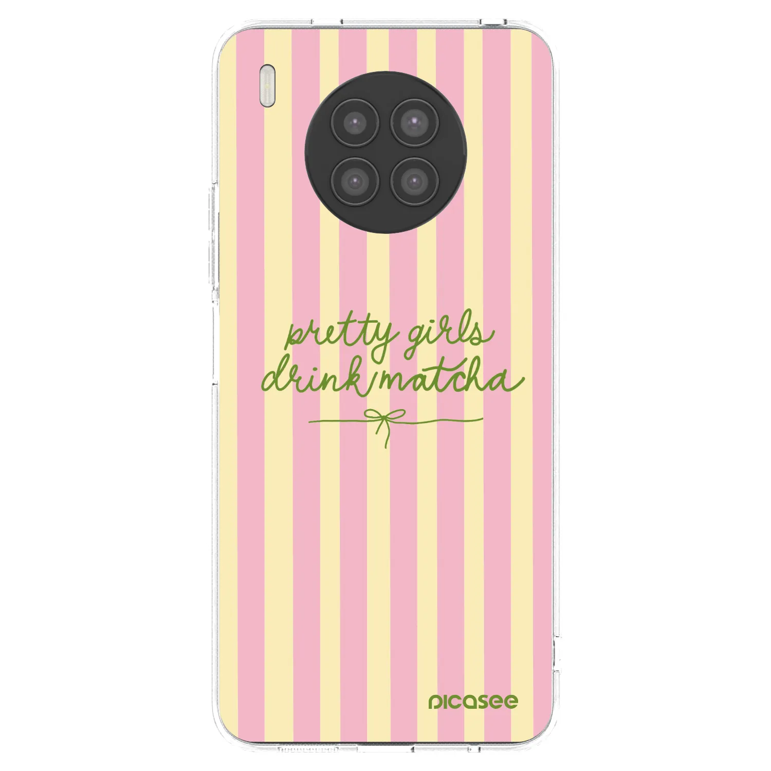 Picasee átlátszó szilikon tok az alábbi mobiltelefonokra Huawei Nova 8i - Pretty matcha