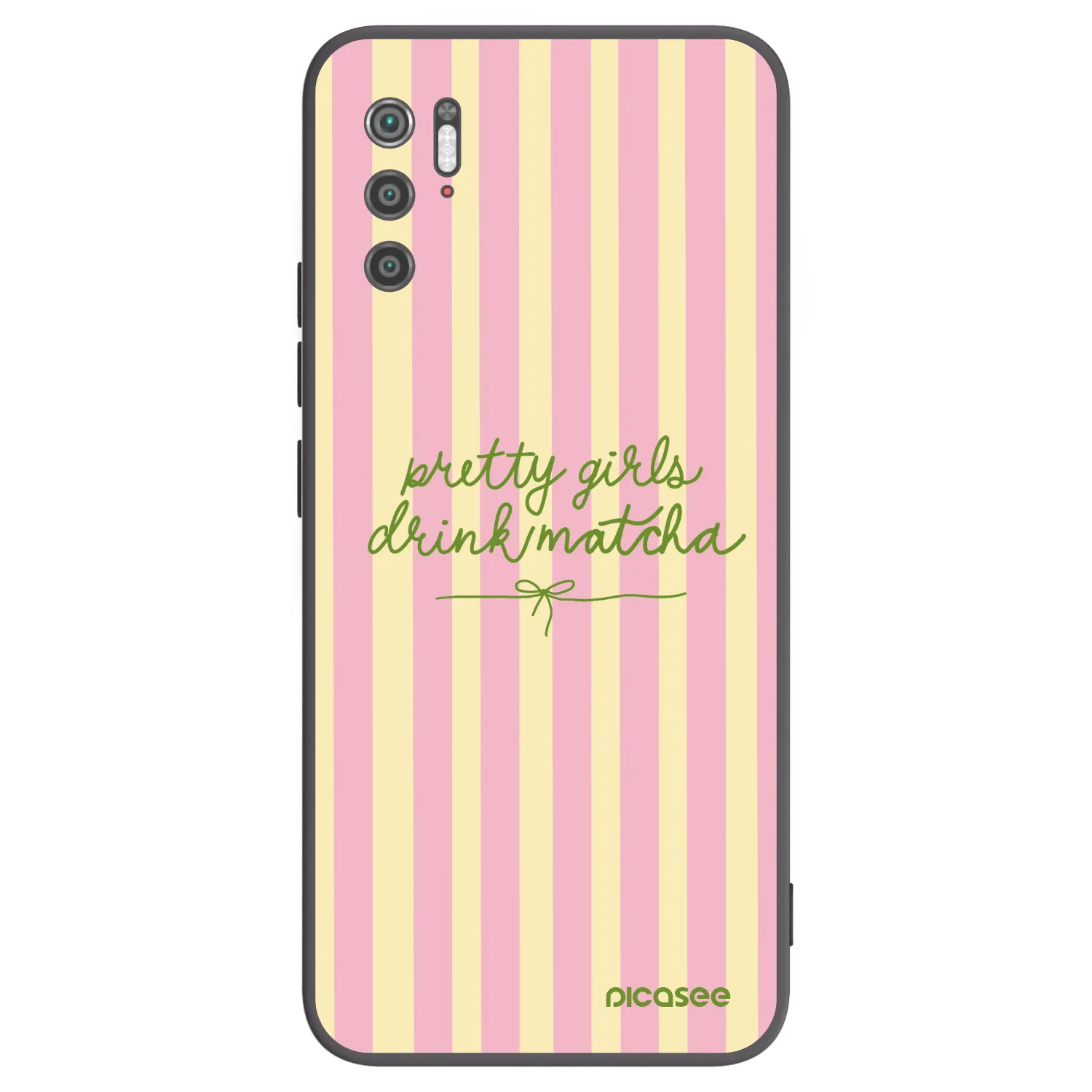 Picasee fekete szilikon tok az alábbi mobiltelefonokra Xiaomi Poco M3 Pro 5G - Pretty matcha
