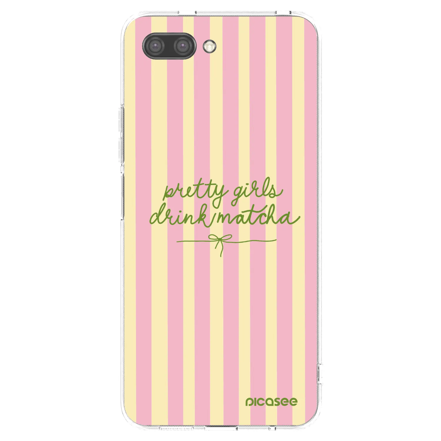 Picasee átlátszó szilikon tok az alábbi mobiltelefonokra Honor 10 - Pretty matcha