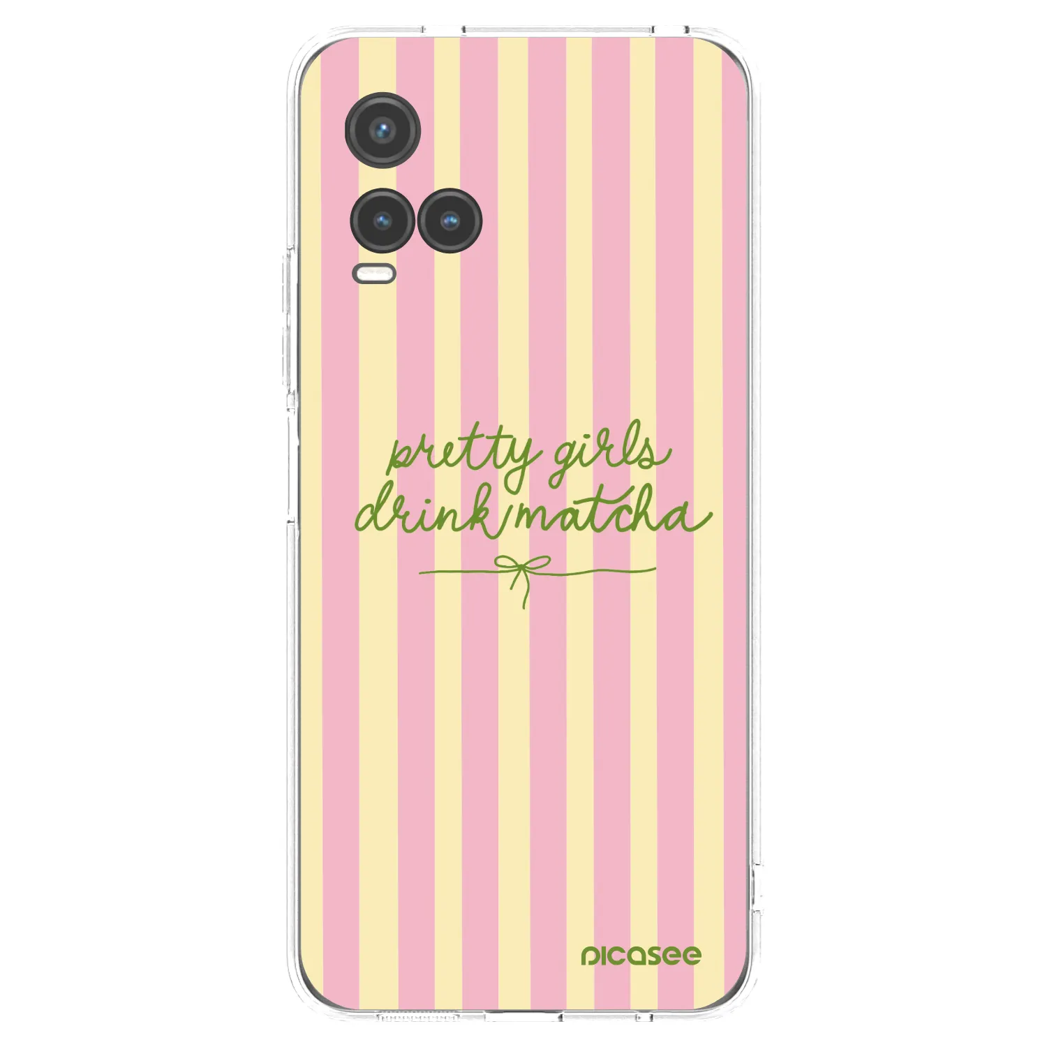 Picasee átlátszó szilikon tok az alábbi mobiltelefonokra Vivo Y33s - Pretty matcha