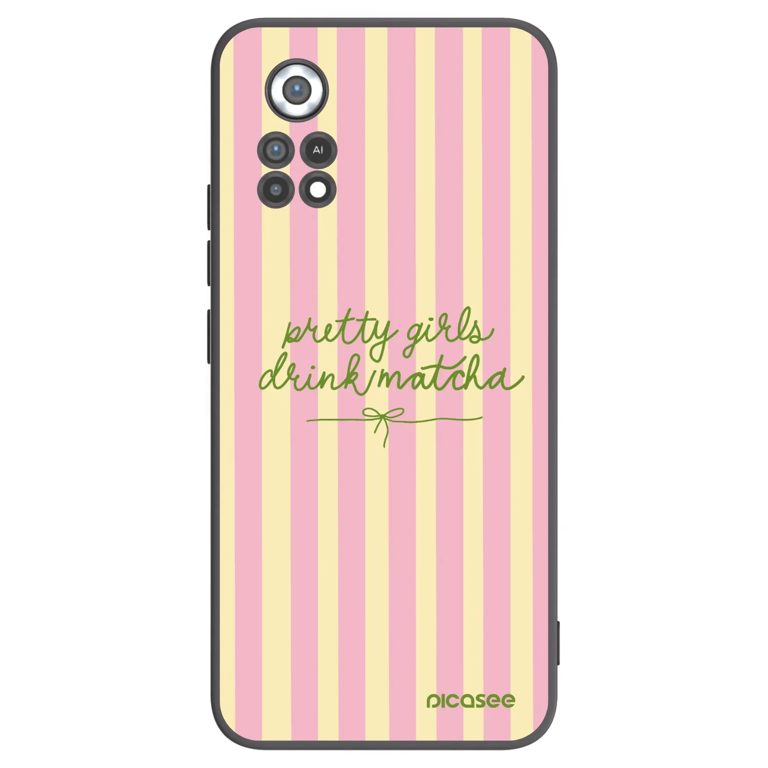 Picasee fekete szilikon tok az alábbi mobiltelefonokra Xiaomi Poco X4 Pro 5G - Pretty matcha