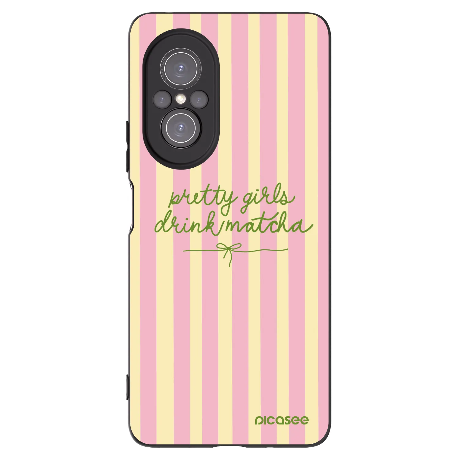 Picasee fekete szilikon tok az alábbi mobiltelefonokra Huawei Nova 9 SE - Pretty matcha