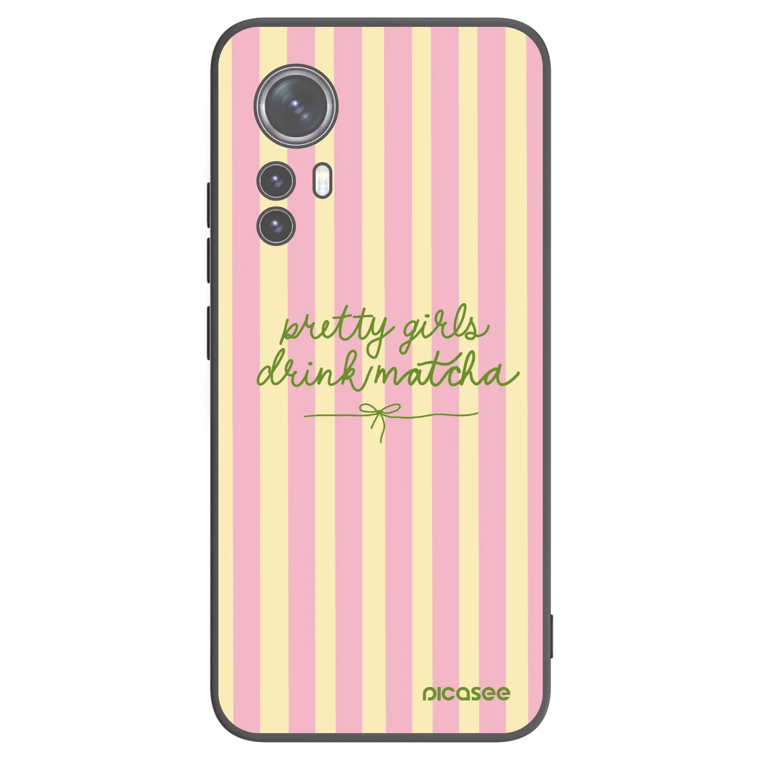 Picasee fekete szilikon tok az alábbi mobiltelefonokra Xiaomi 12 - Pretty matcha