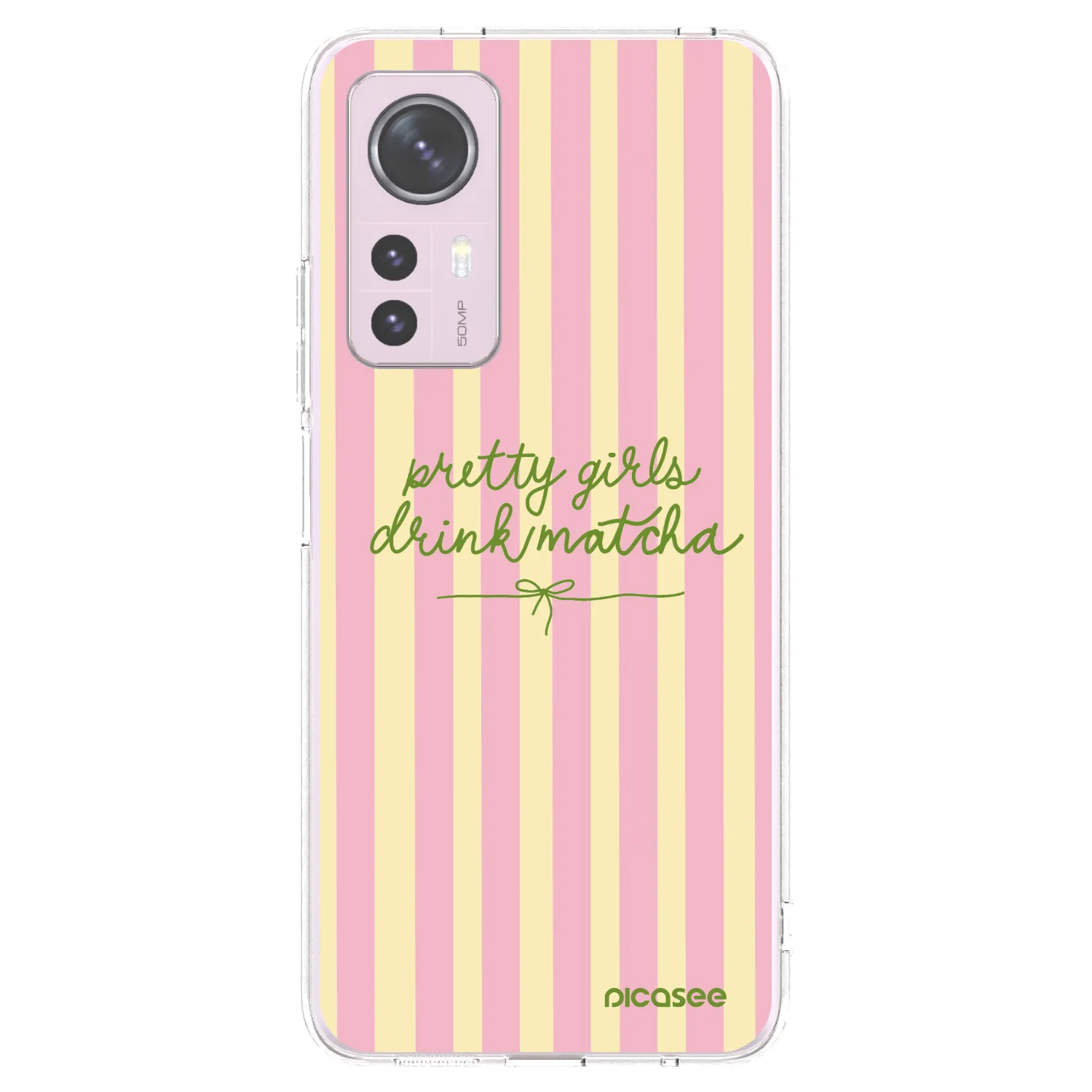 Picasee átlátszó szilikon tok az alábbi mobiltelefonokra Xiaomi 12 - Pretty matcha