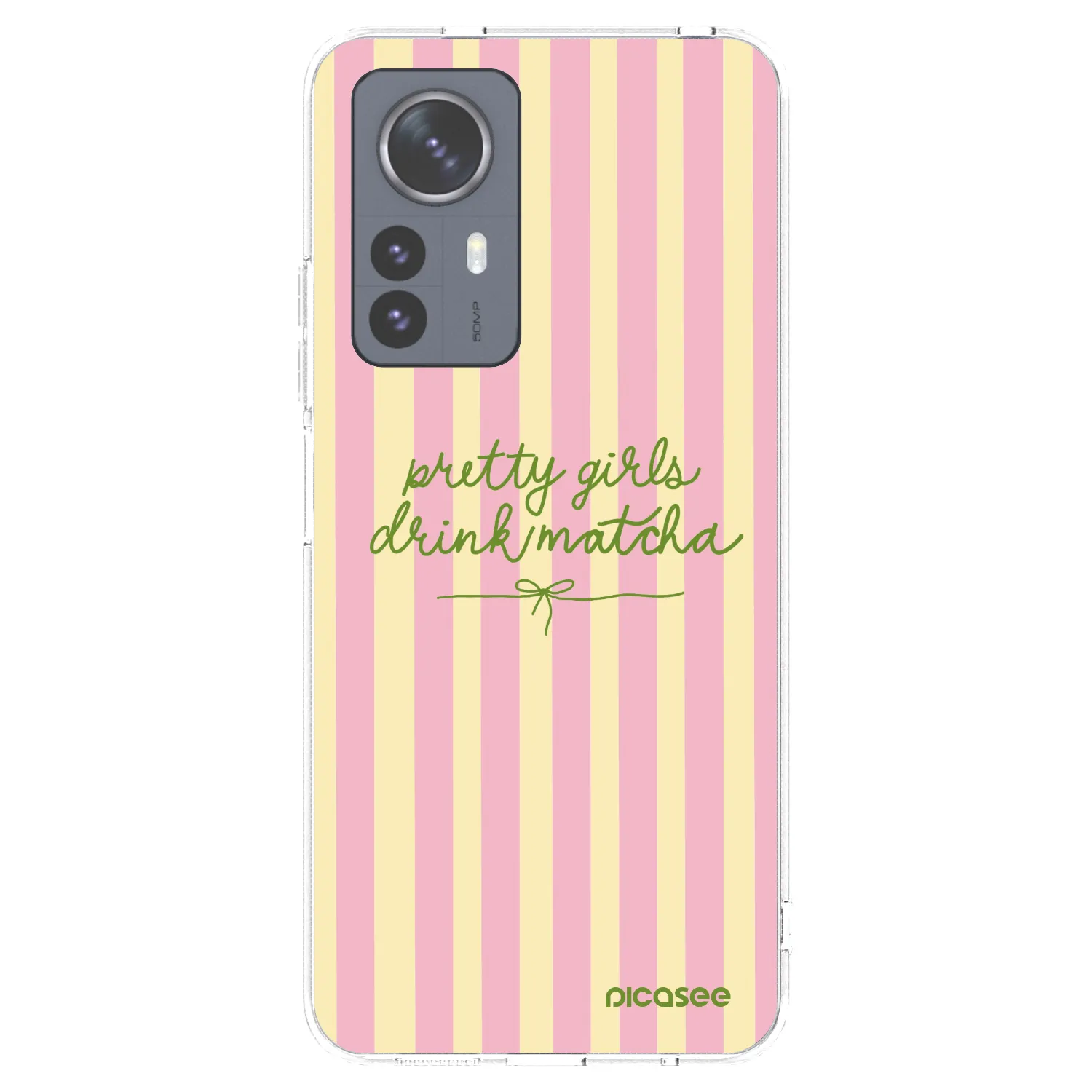 Picasee átlátszó szilikon tok az alábbi mobiltelefonokra Xiaomi 12 Pro - Pretty matcha