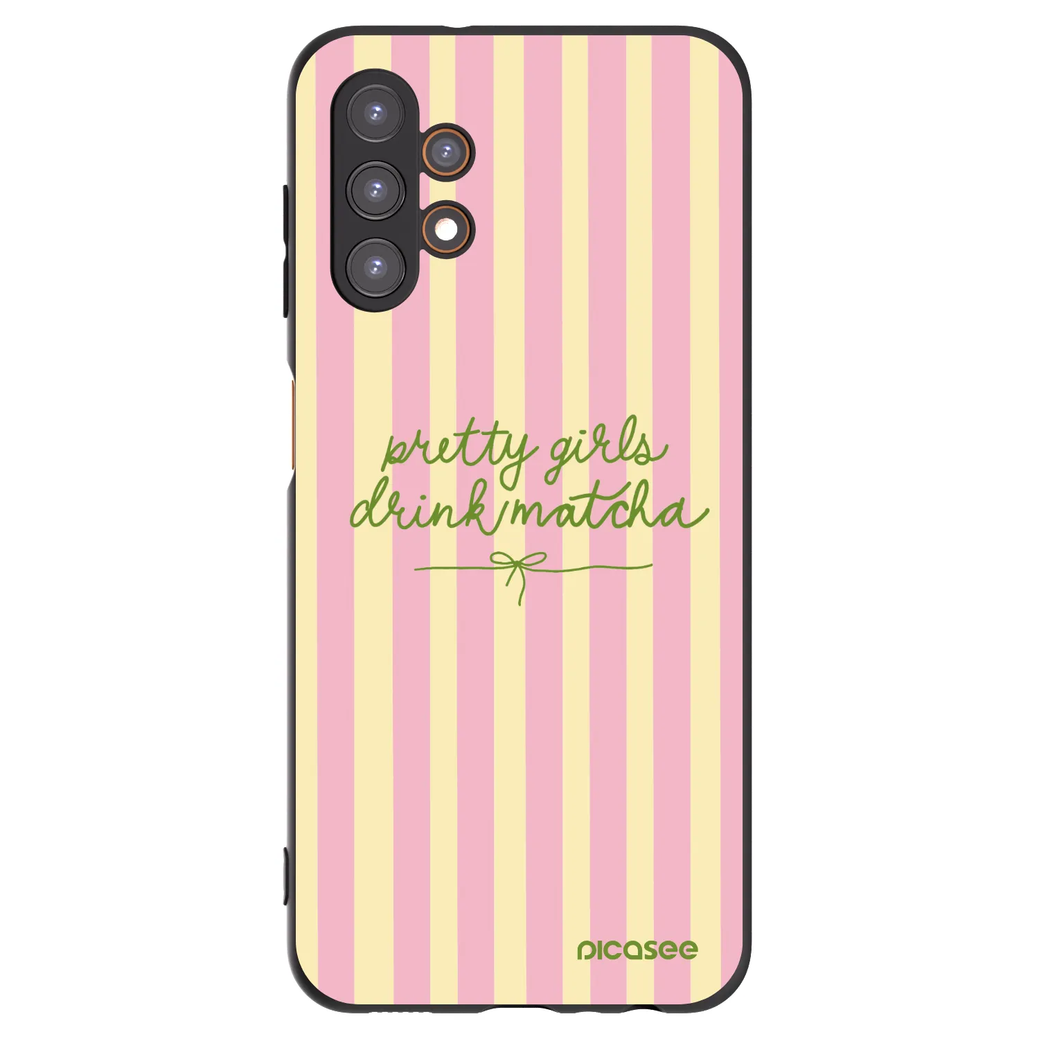 Picasee fekete szilikon tok az alábbi mobiltelefonokra Samsung Galaxy A13 4G A135 - Pretty matcha