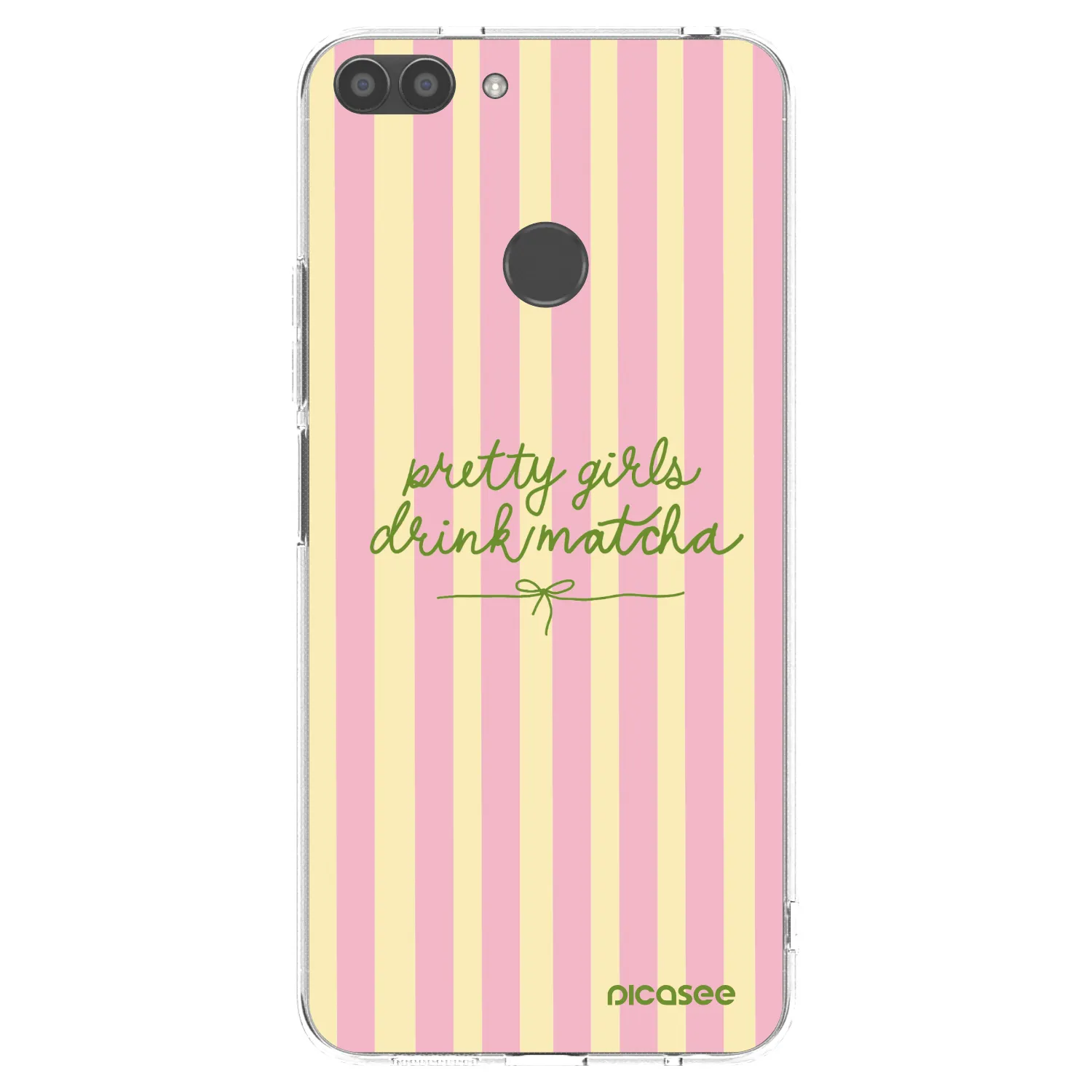 Picasee átlátszó szilikon tok az alábbi mobiltelefonokra Huawei P Smart - Pretty matcha