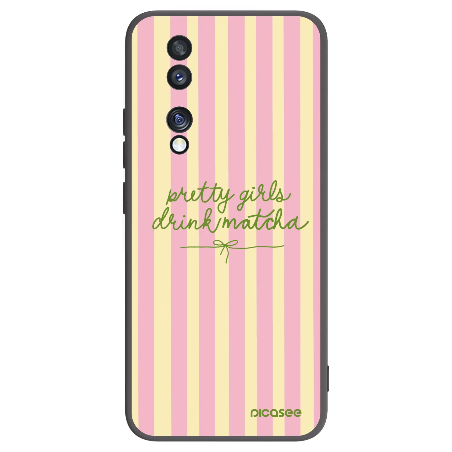 Picasee fekete szilikon tok az alábbi mobiltelefonokra Honor 70 - Pretty matcha