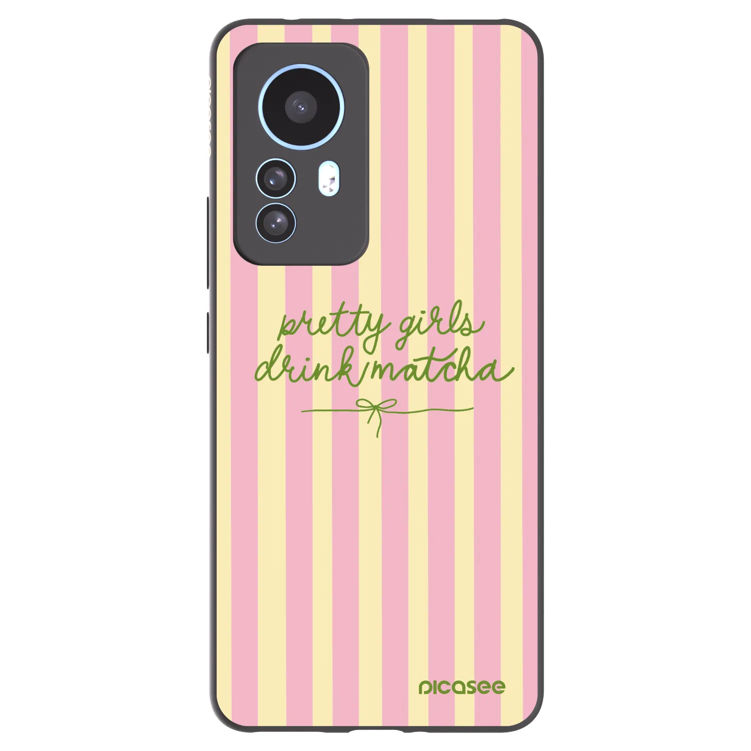 Picasee fekete szilikon tok az alábbi mobiltelefonokra Xiaomi 12T Pro - Pretty matcha