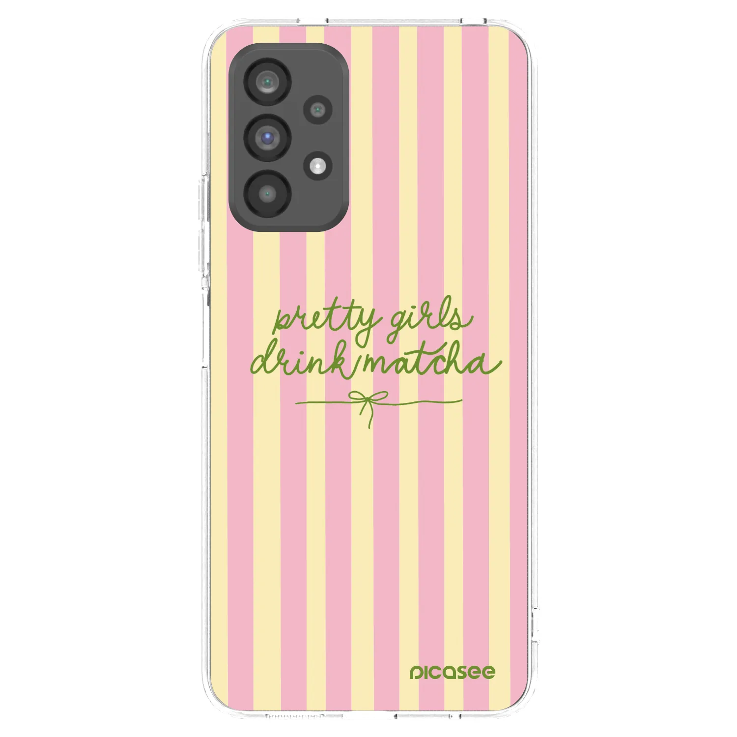 Picasee átlátszó szilikon tok az alábbi mobiltelefonokra Samsung Galaxy A73 5G - Pretty matcha