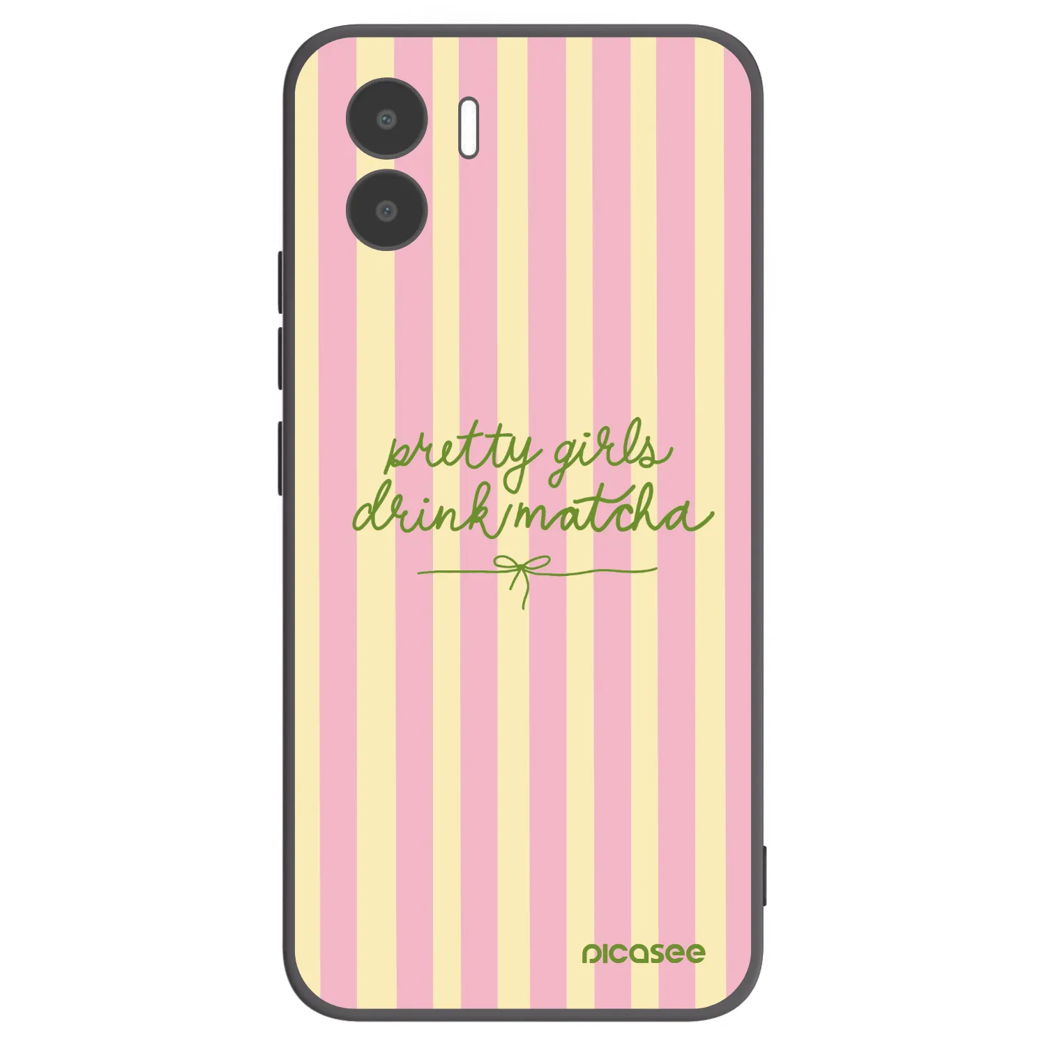 Picasee fekete szilikon tok az alábbi mobiltelefonokra Xiaomi Redmi A1 - Pretty matcha