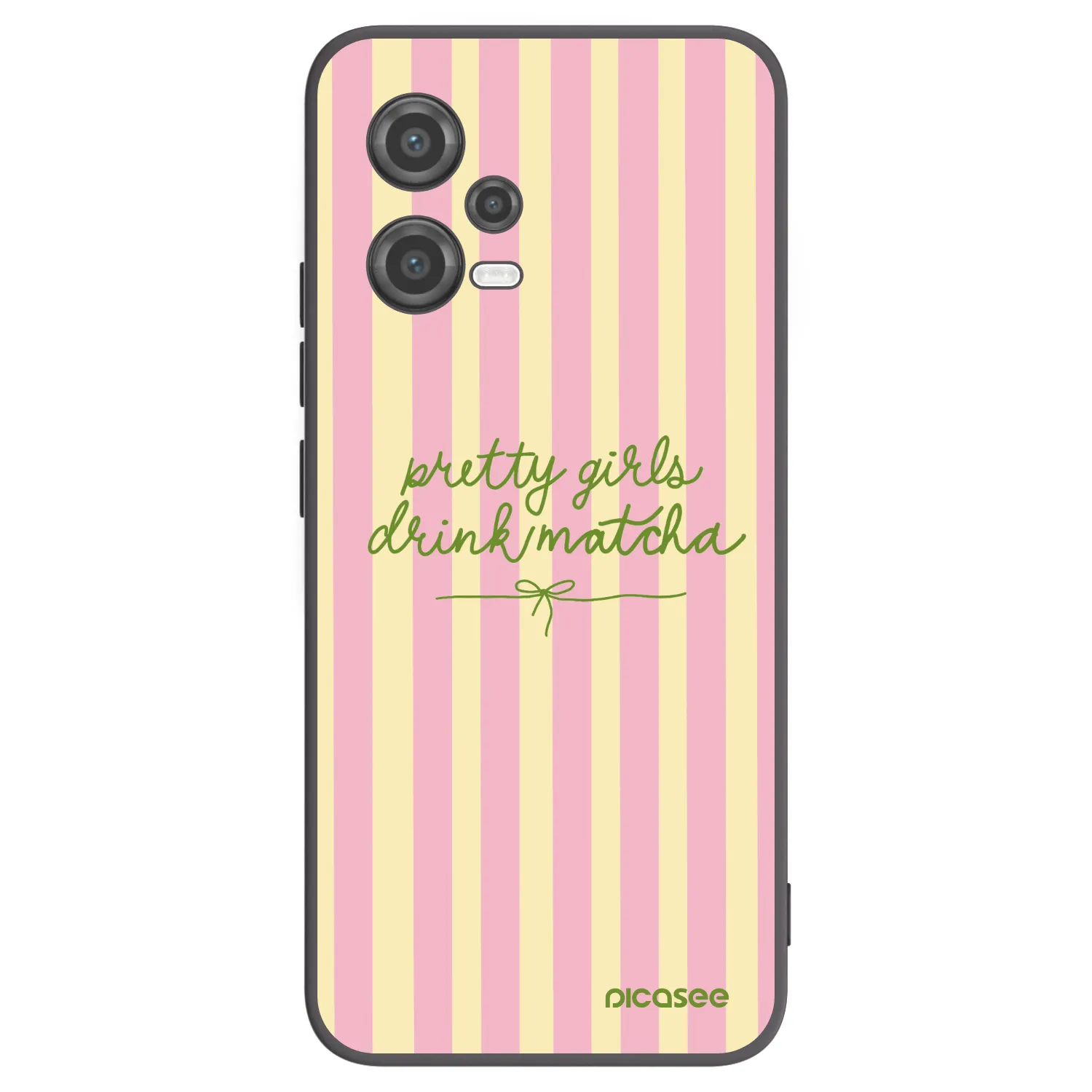 Picasee fekete szilikon tok az alábbi mobiltelefonokra Xiaomi Poco X5 - Pretty matcha