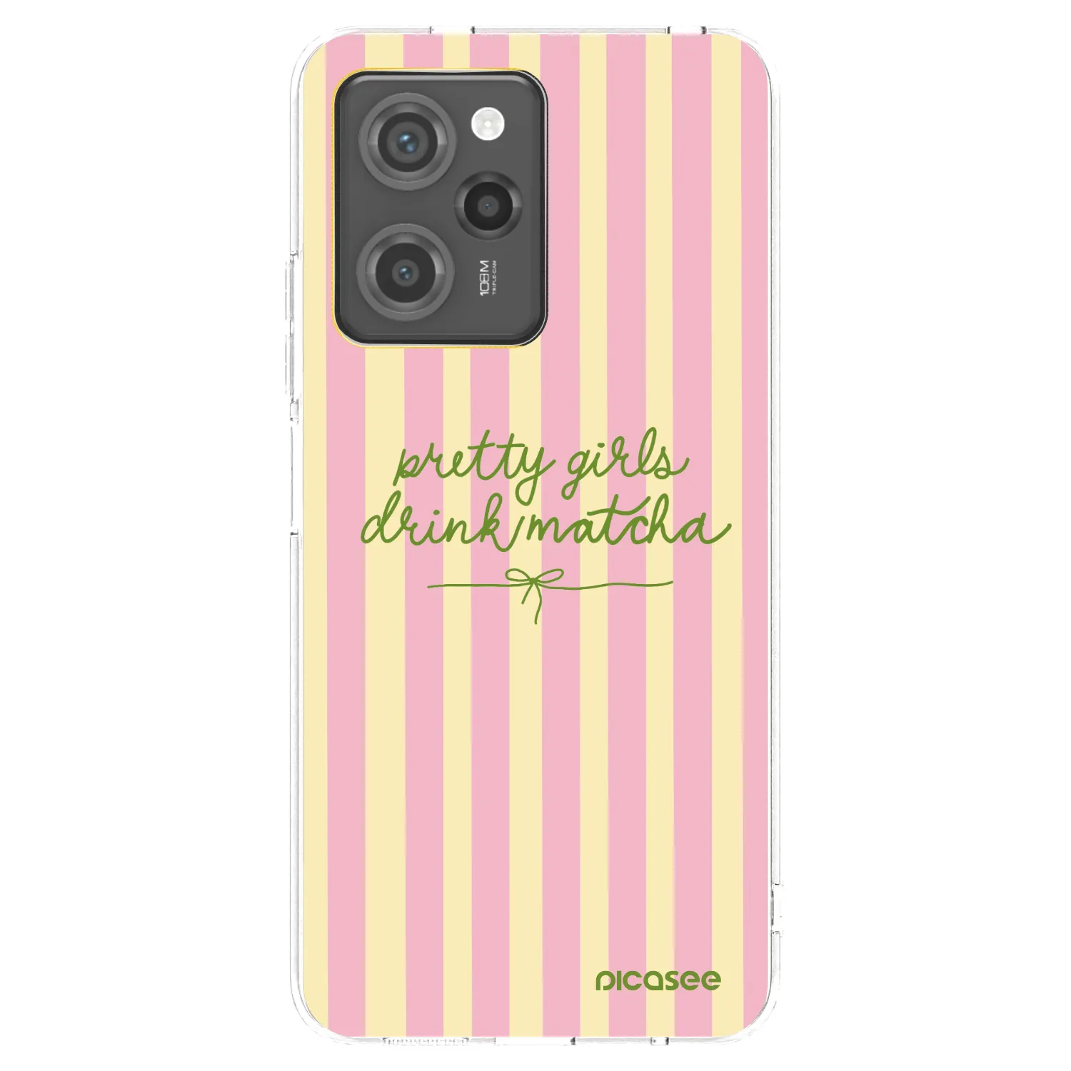 Picasee fekete szilikon tok az alábbi mobiltelefonokra Xiaomi Poco X5 Pro - Pretty matcha