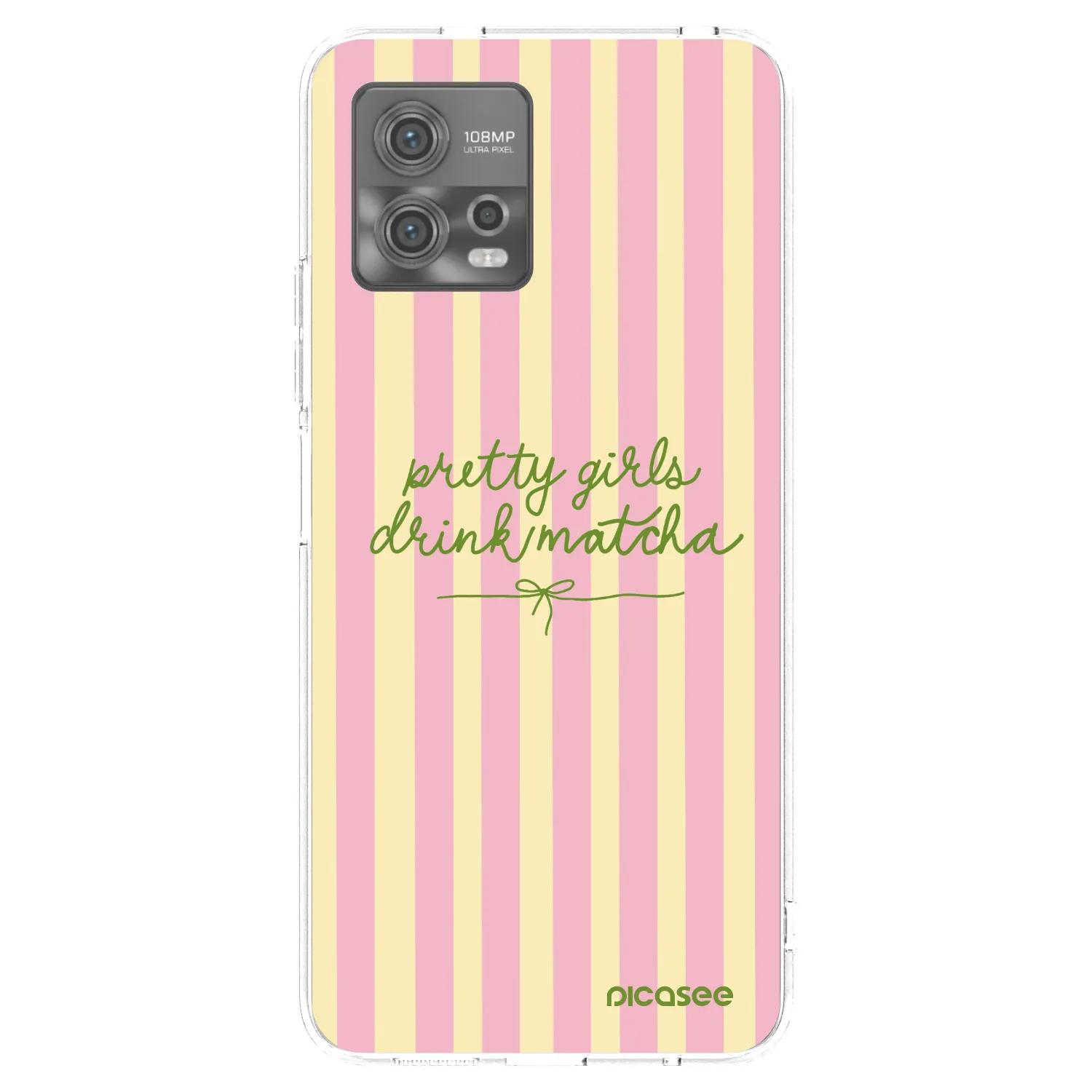 Picasee átlátszó szilikon tok az alábbi mobiltelefonokra Motorola Moto G72 - Pretty matcha