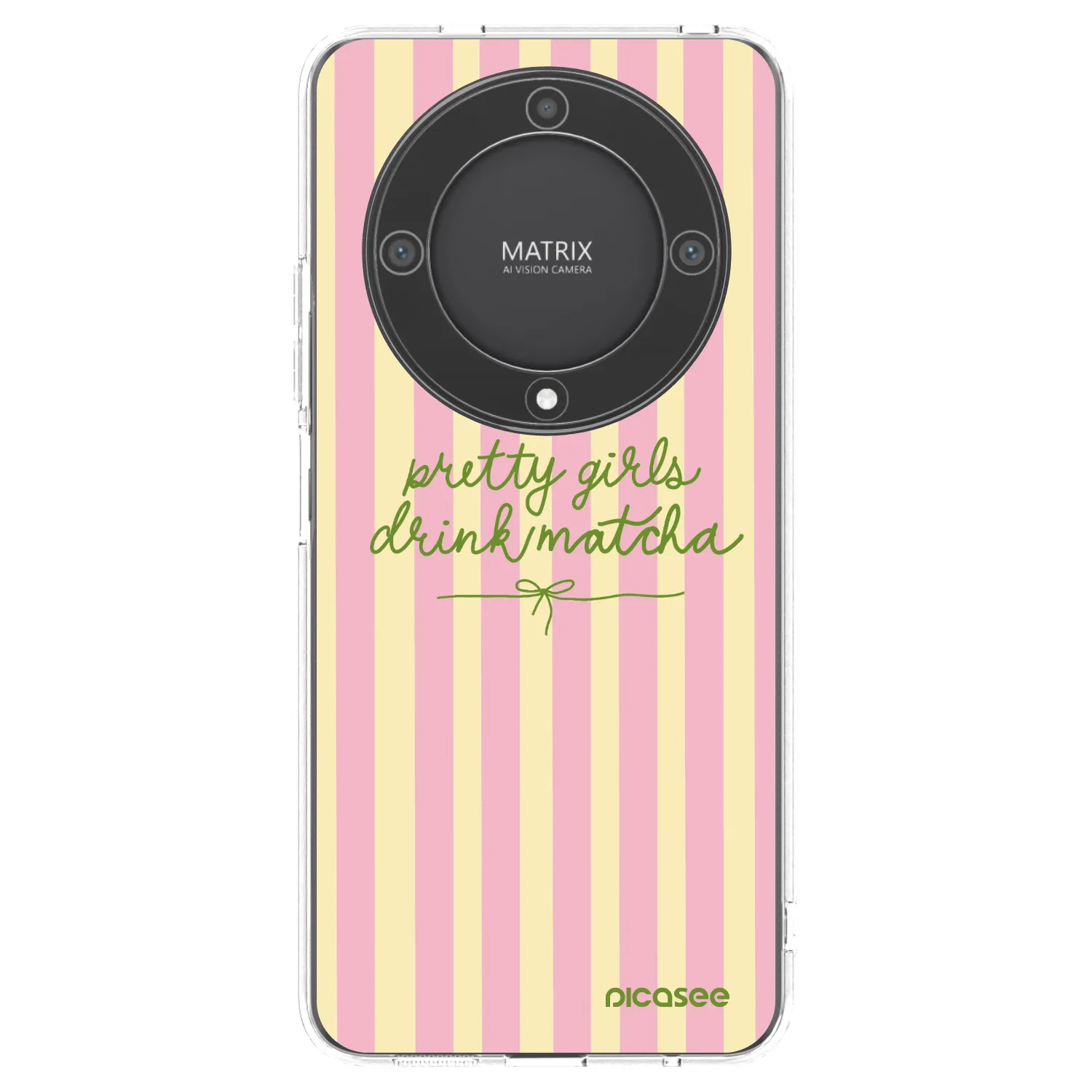 Picasee átlátszó szilikon tok az alábbi mobiltelefonokra Honor Magic5 Lite 5G - Pretty matcha