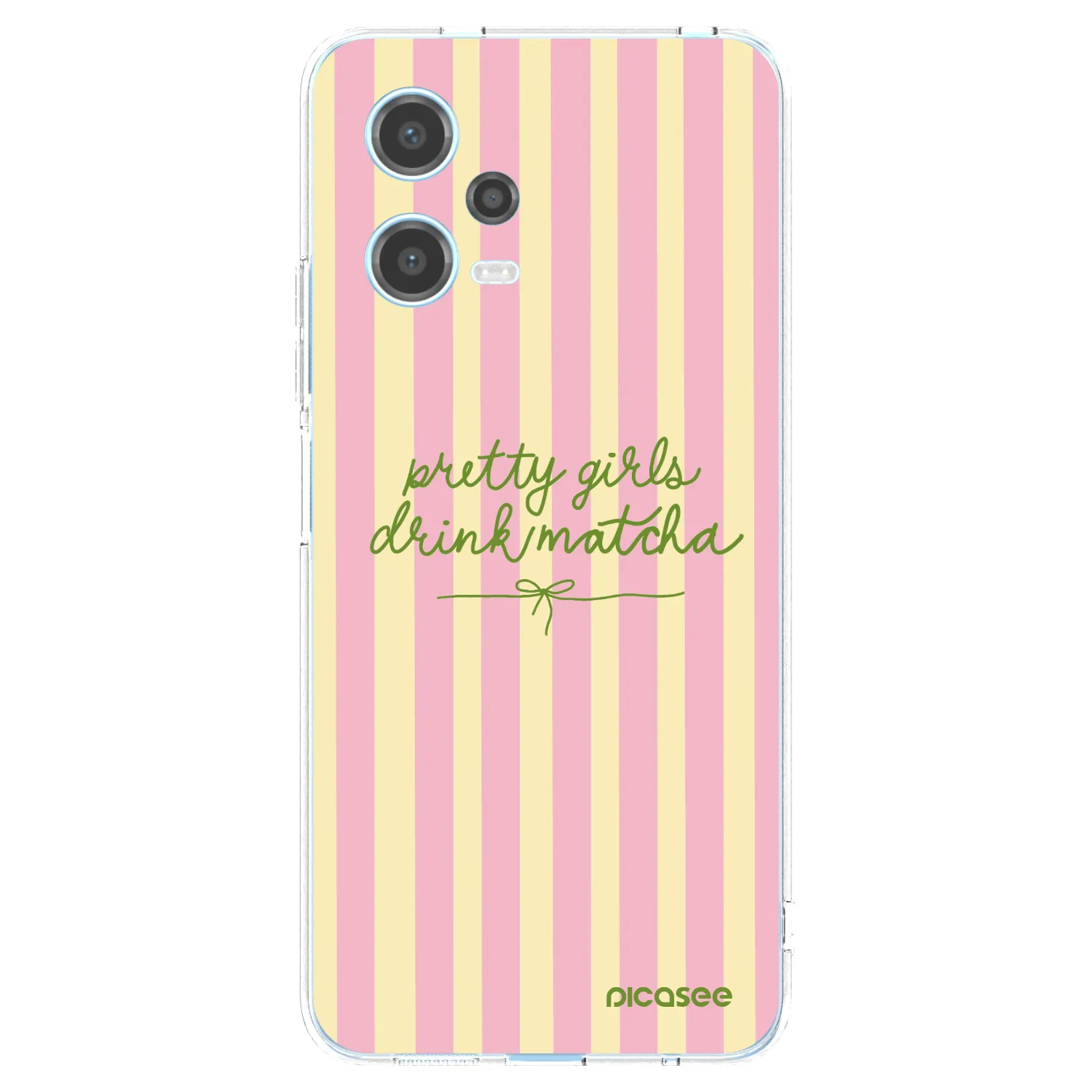 Picasee átlátszó szilikon tok az alábbi mobiltelefonokra Xiaomi Redmi Note 12 5G - Pretty matcha