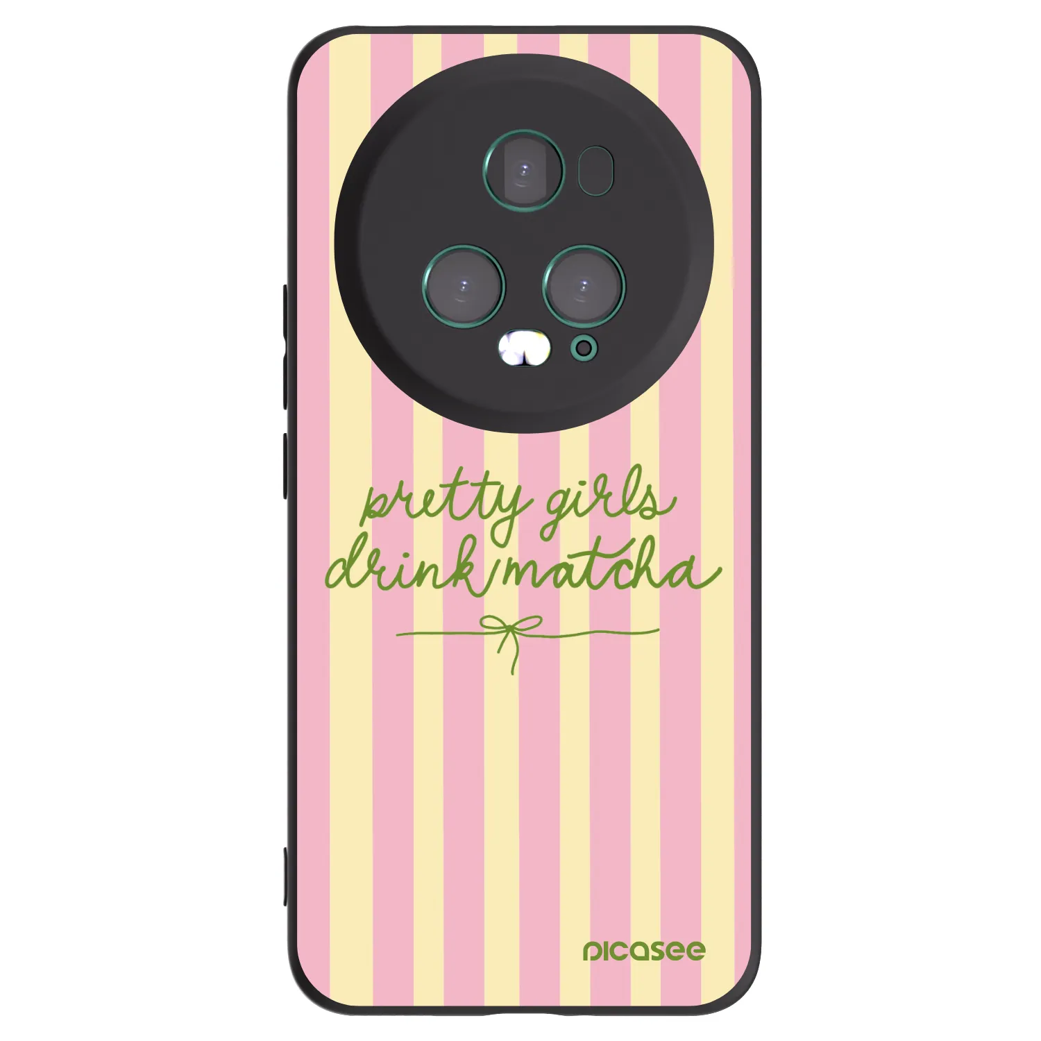 Picasee fekete szilikon tok az alábbi mobiltelefonokra Honor Magic5 Pro - Pretty matcha
