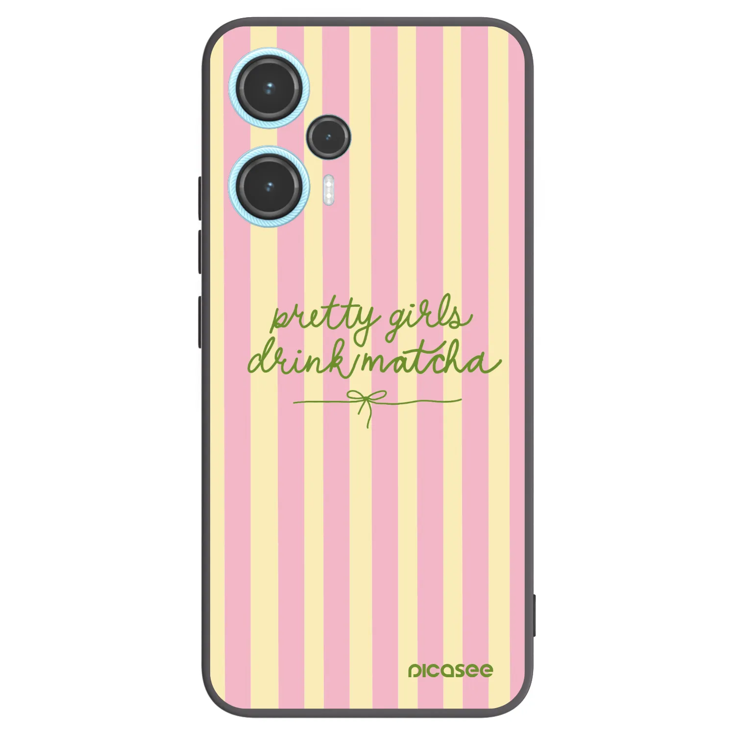 Picasee fekete szilikon tok az alábbi mobiltelefonokra Xiaomi Poco F5 - Pretty matcha
